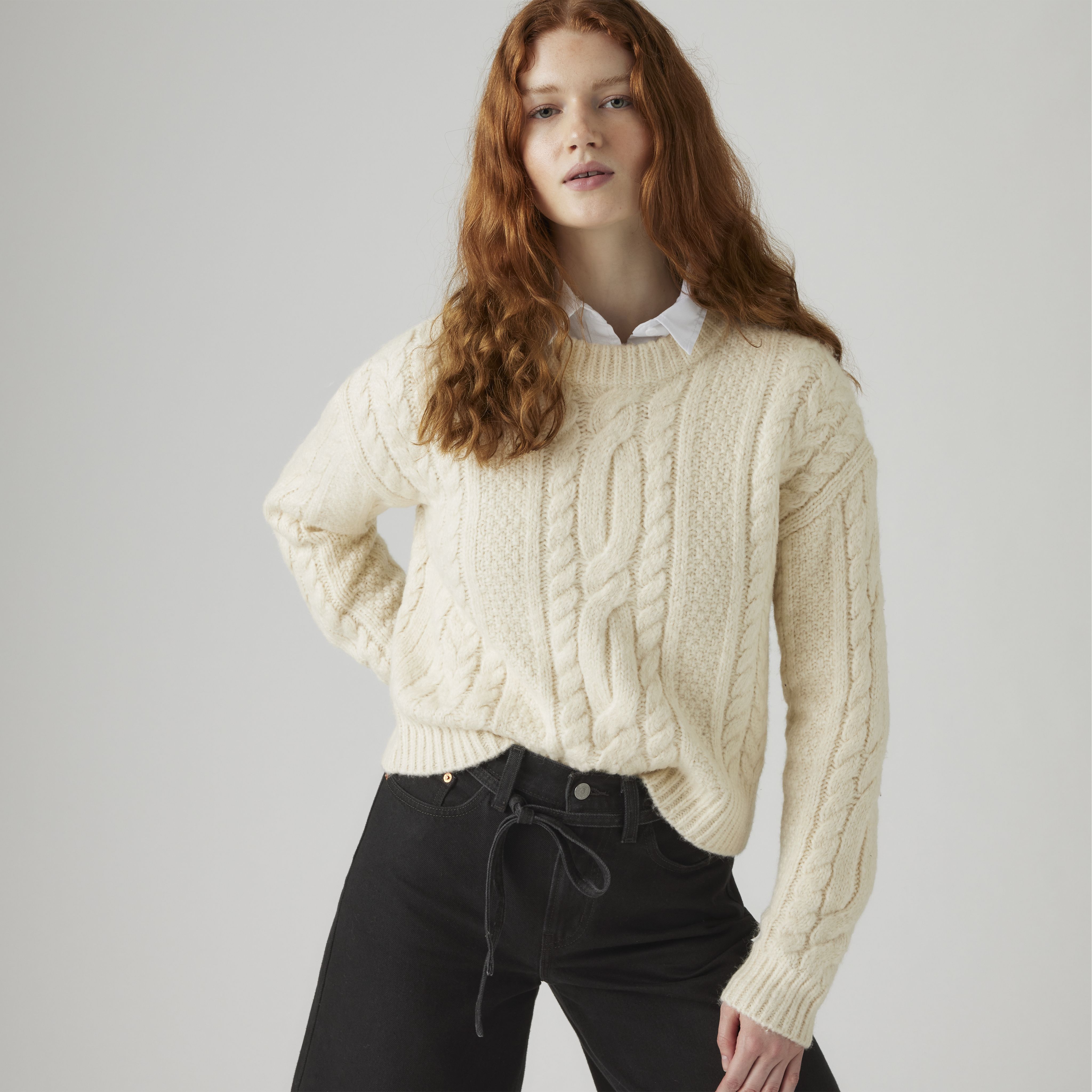 Ines Cable Sweater 1