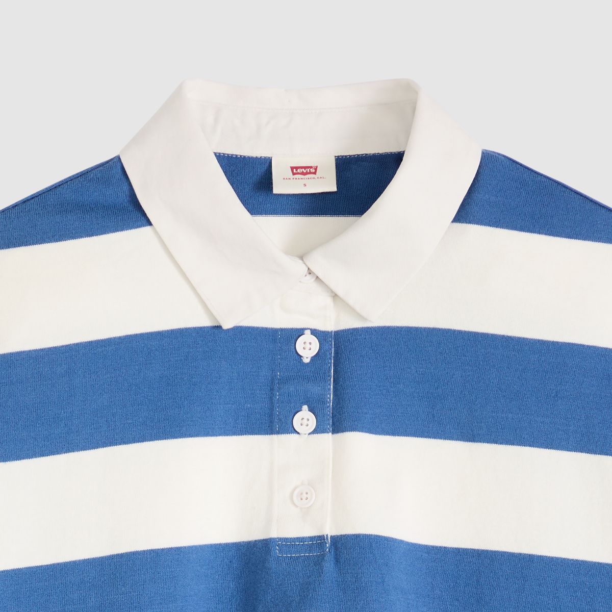 Aries Rugby Polo Shirt — Tory Stripe Sunset B - Blue