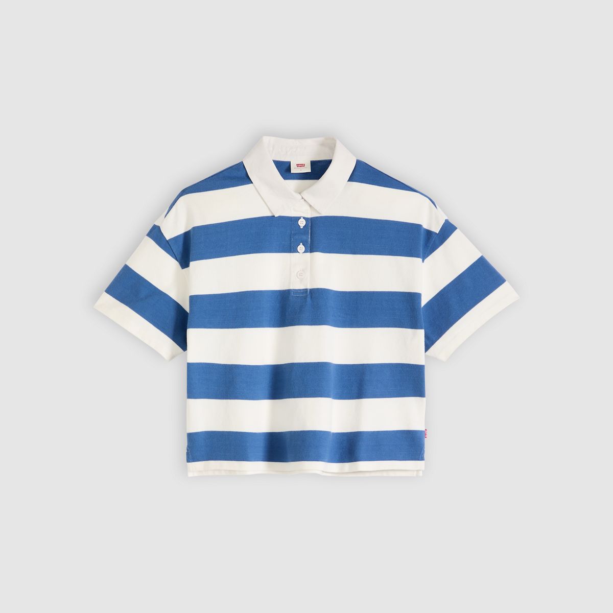 Aries Rugby Polo Shirt — Tory Stripe Sunset B - Blue