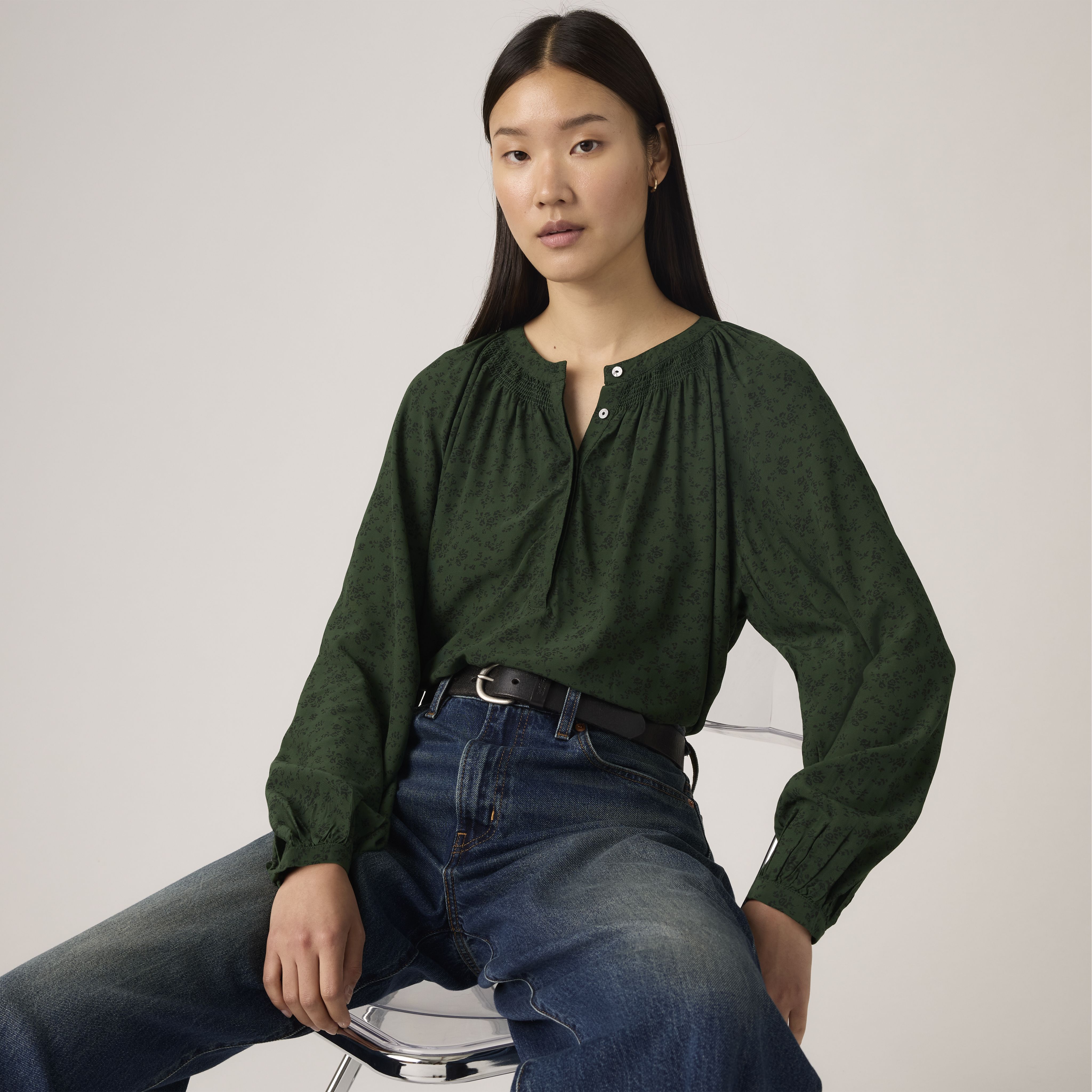 Estelle Long-Sleeve Blouse 1