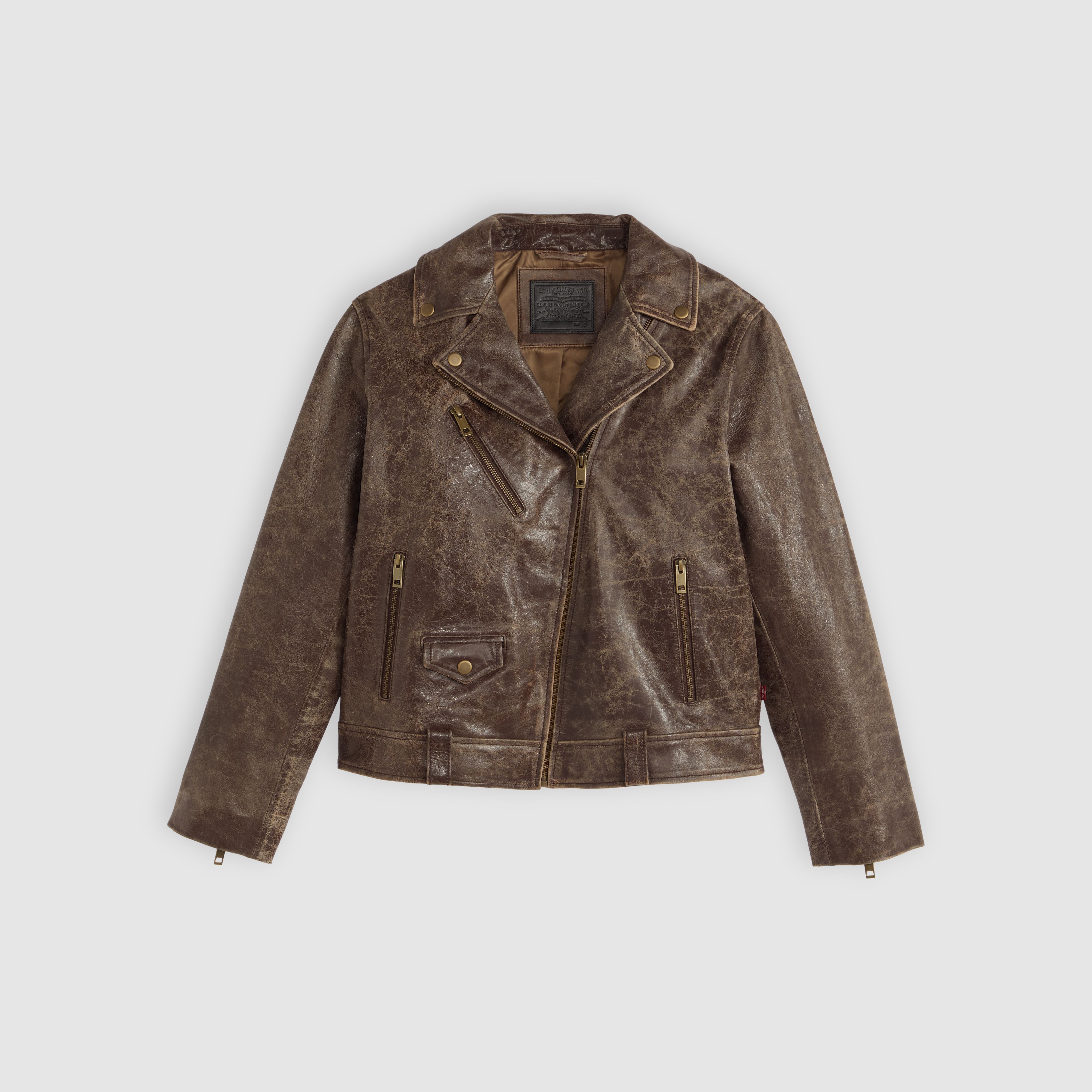 Genuine Leather Moto Jacket 5