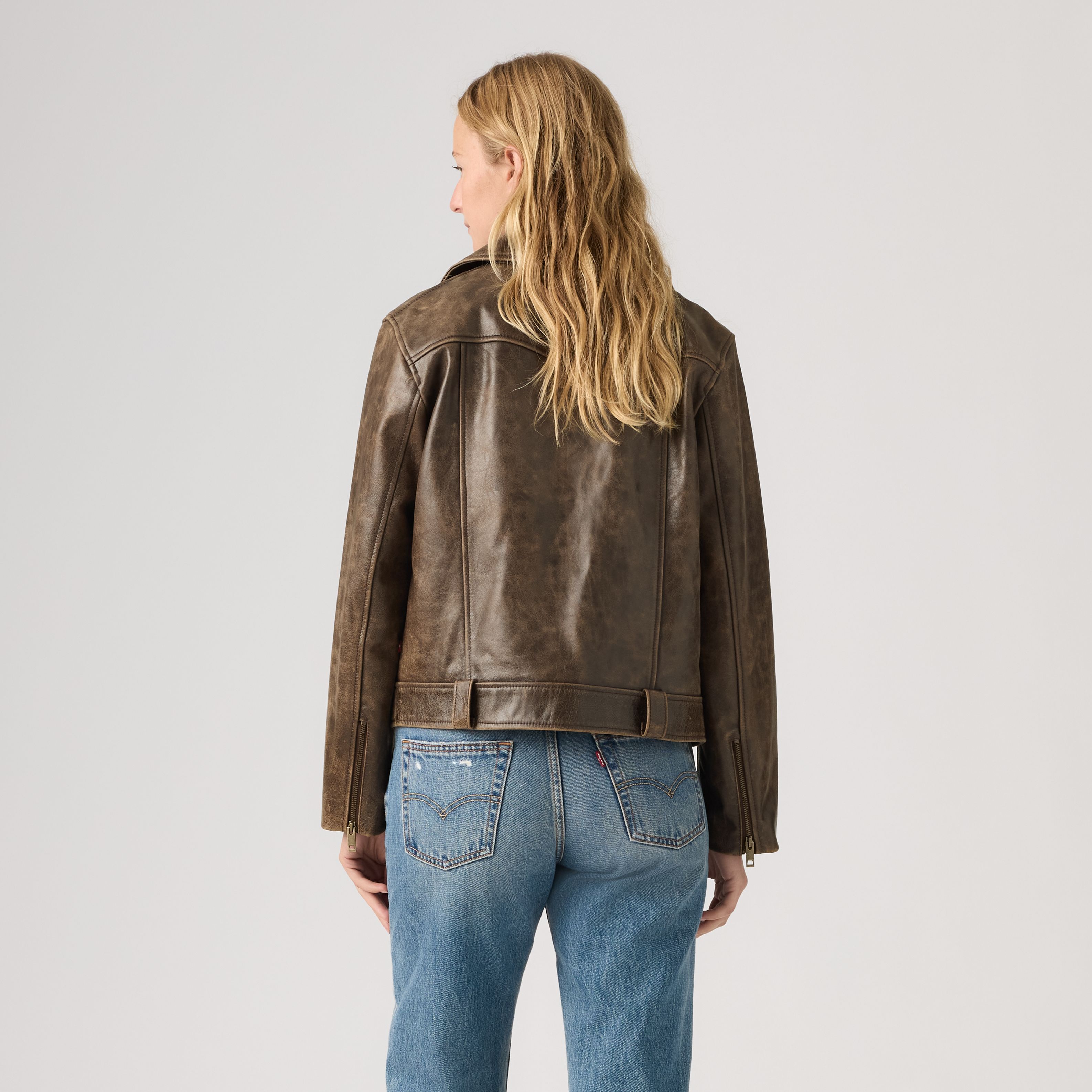 Genuine Leather Moto Jacket 3