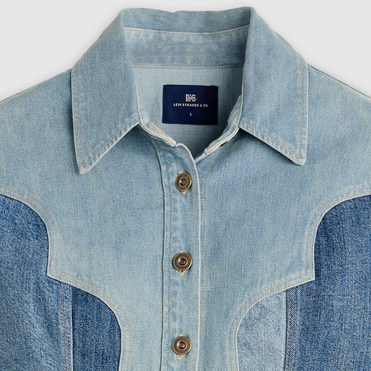 Roper Shacket — Senorita - Blue