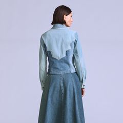 Roper Shacket — Senorita - Blue 5