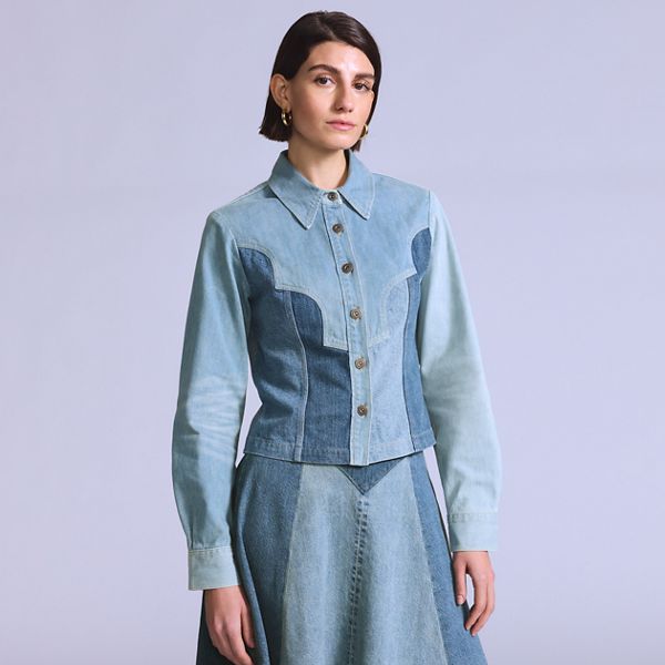 Roper Shacket — Senorita - Blue