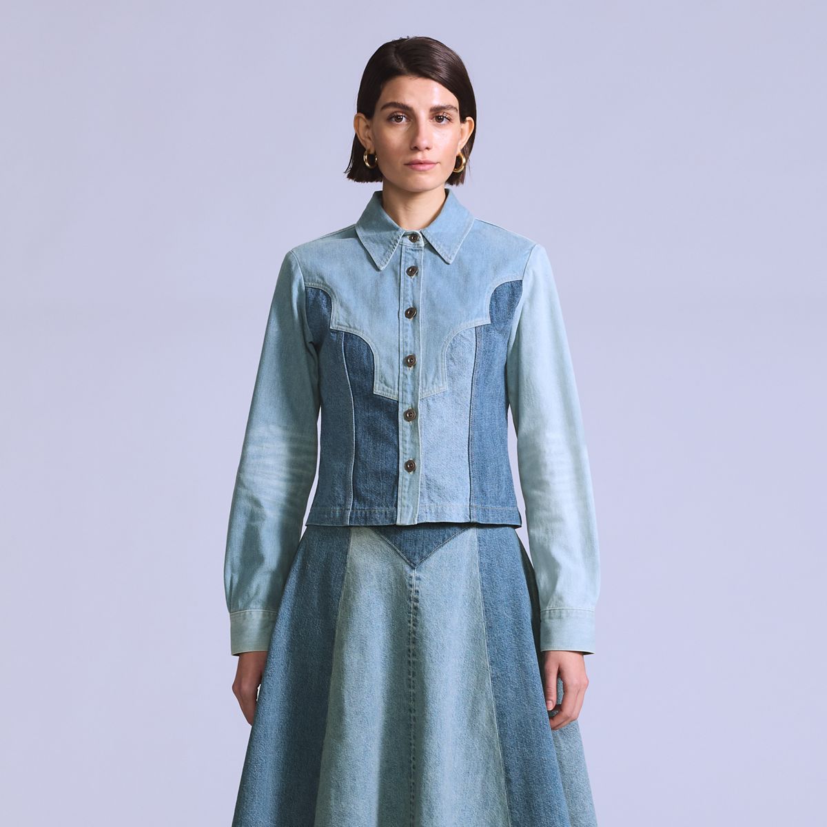 Roper Shacket — Senorita - Blue