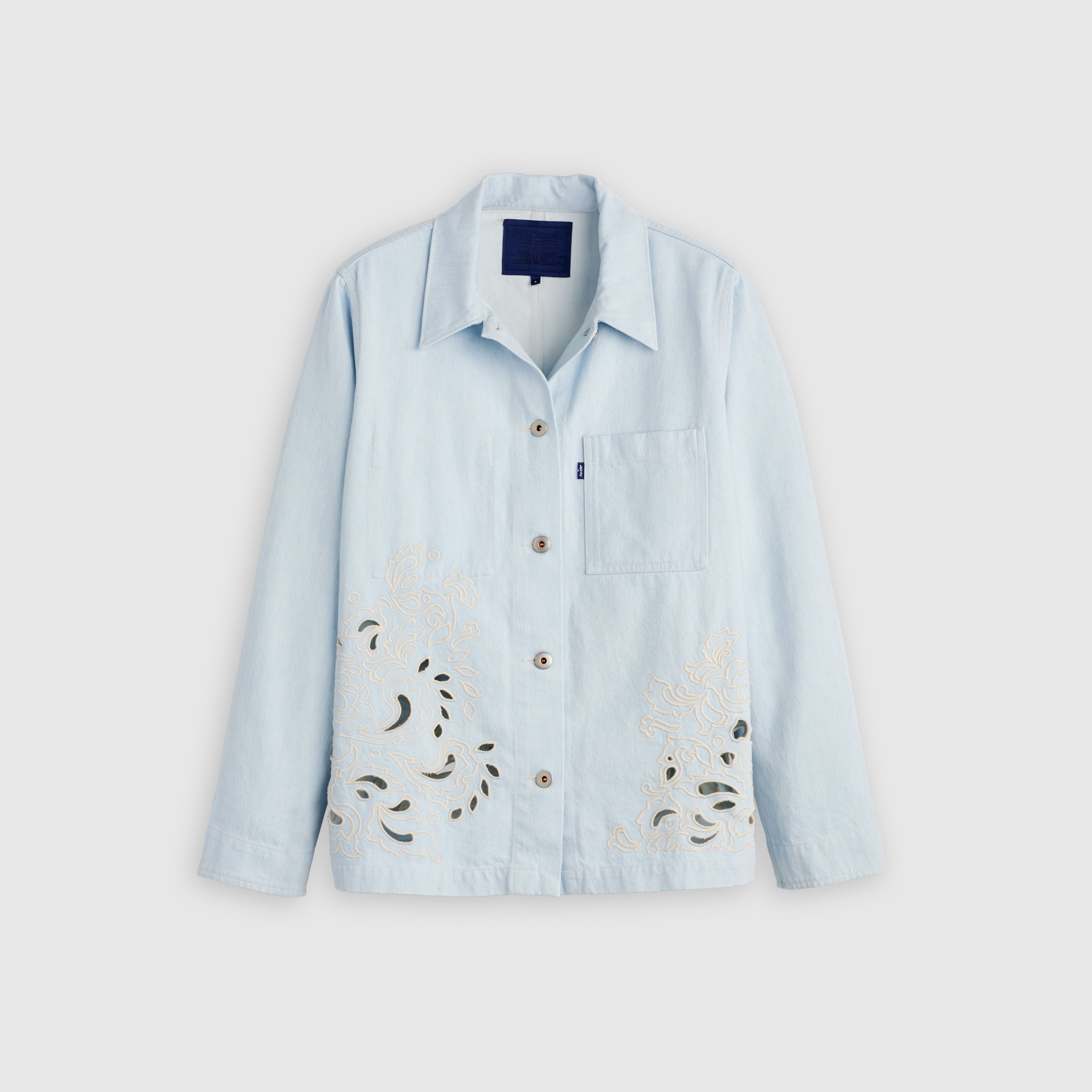 Women's Embroidered Bandit Trucker Jacket