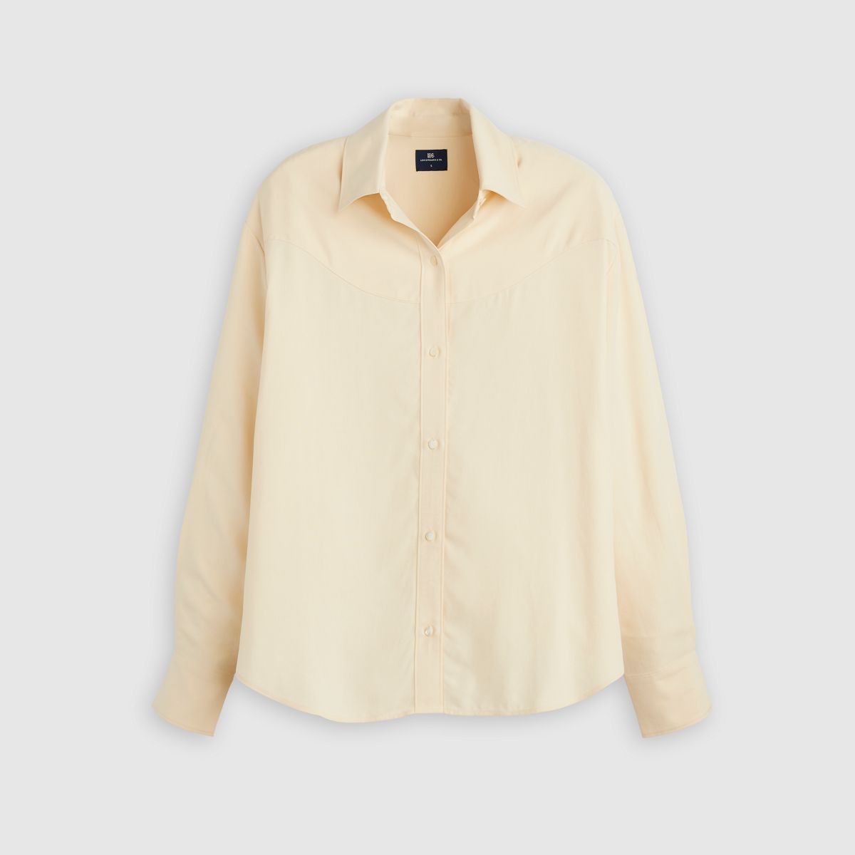 Women's Rider Shirt — Silk Rider Cream Rin - White