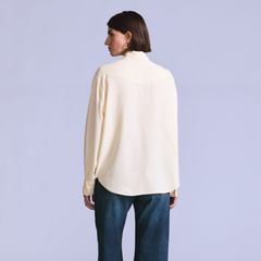 Women's Rider Shirt — Silk Rider Cream Rin - White 5