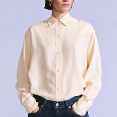 Women's Rider Shirt — Silk Rider Cream Rin - White 2