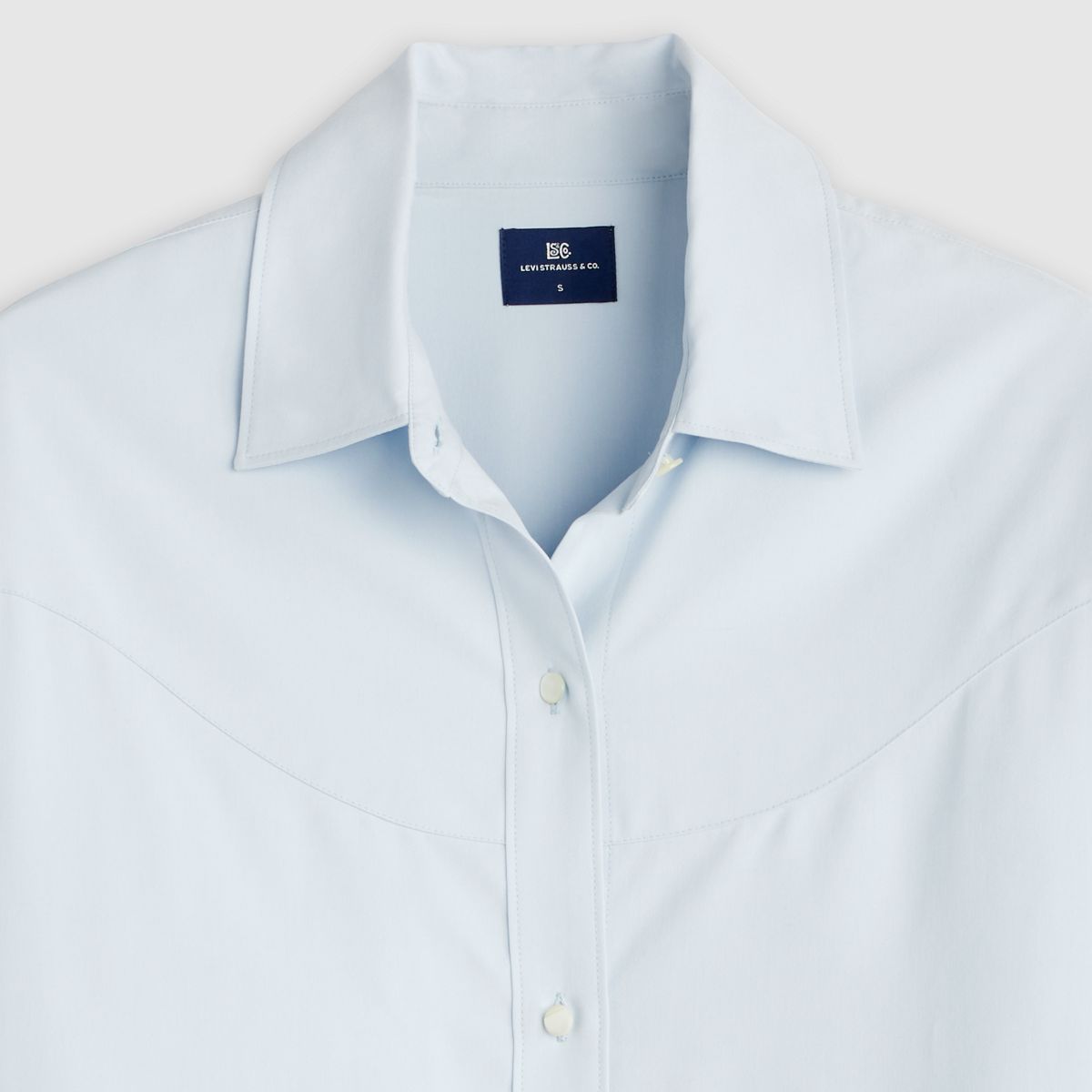 Women's Rider Shirt — Silk Rider Sky Blue - Blue