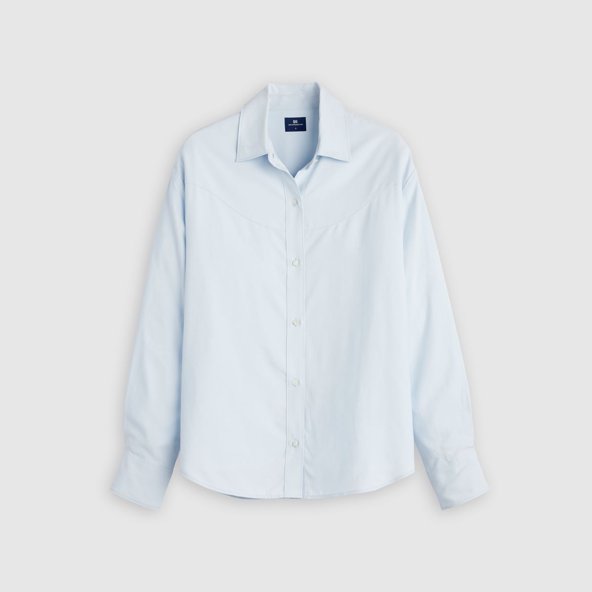 Women's Rider Shirt — Silk Rider Sky Blue - Blue