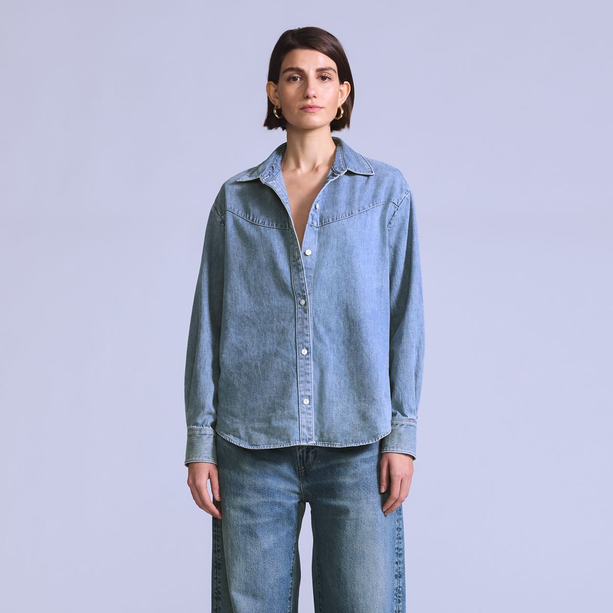 Women's Rider Shirt — Star Blue - Blue