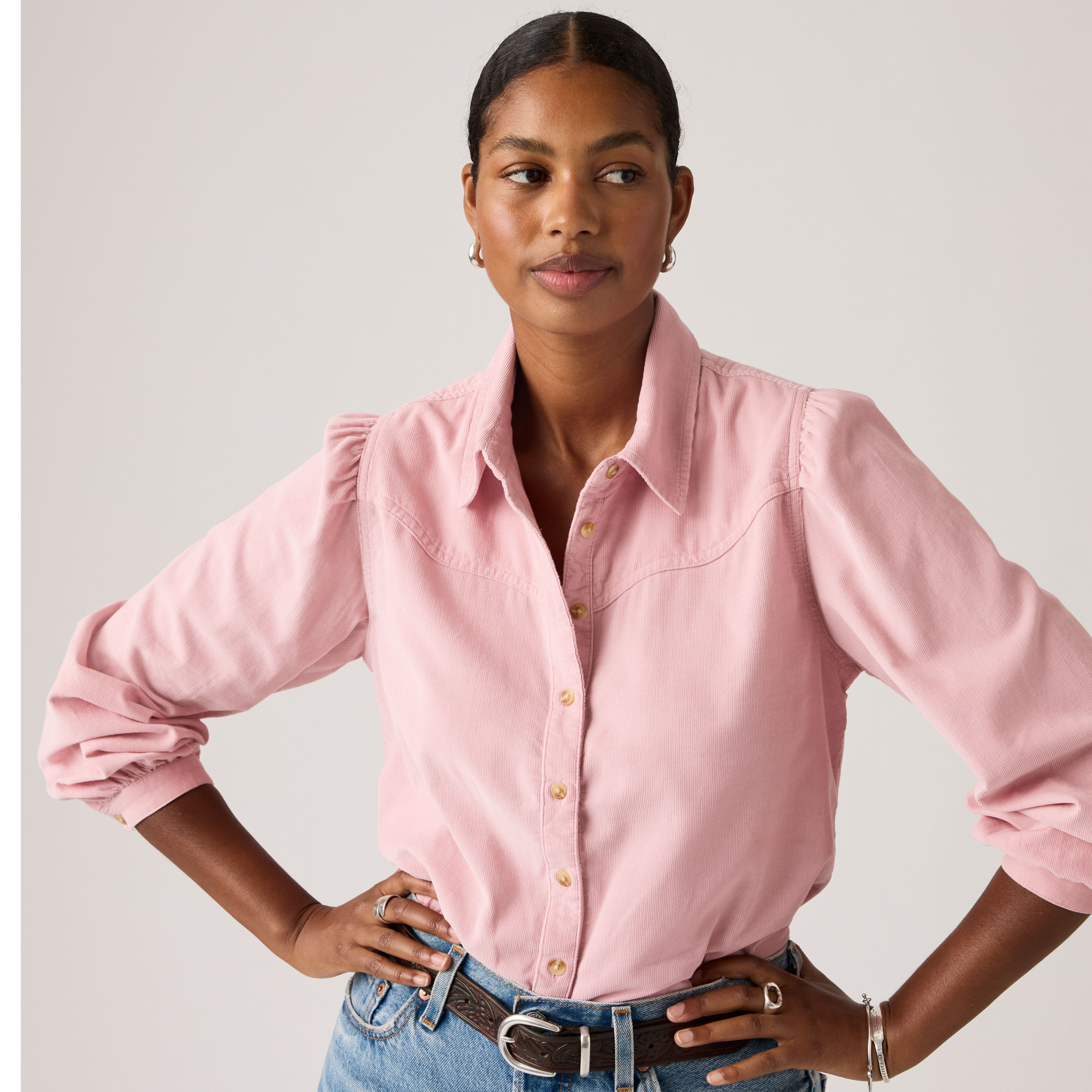 Journey Corduroy Western Shirt 1