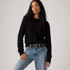 Hope Crochet Pullover — Anthracite Night - Black 1