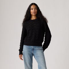 Hope Crochet Pullover — Anthracite Night - Black 3