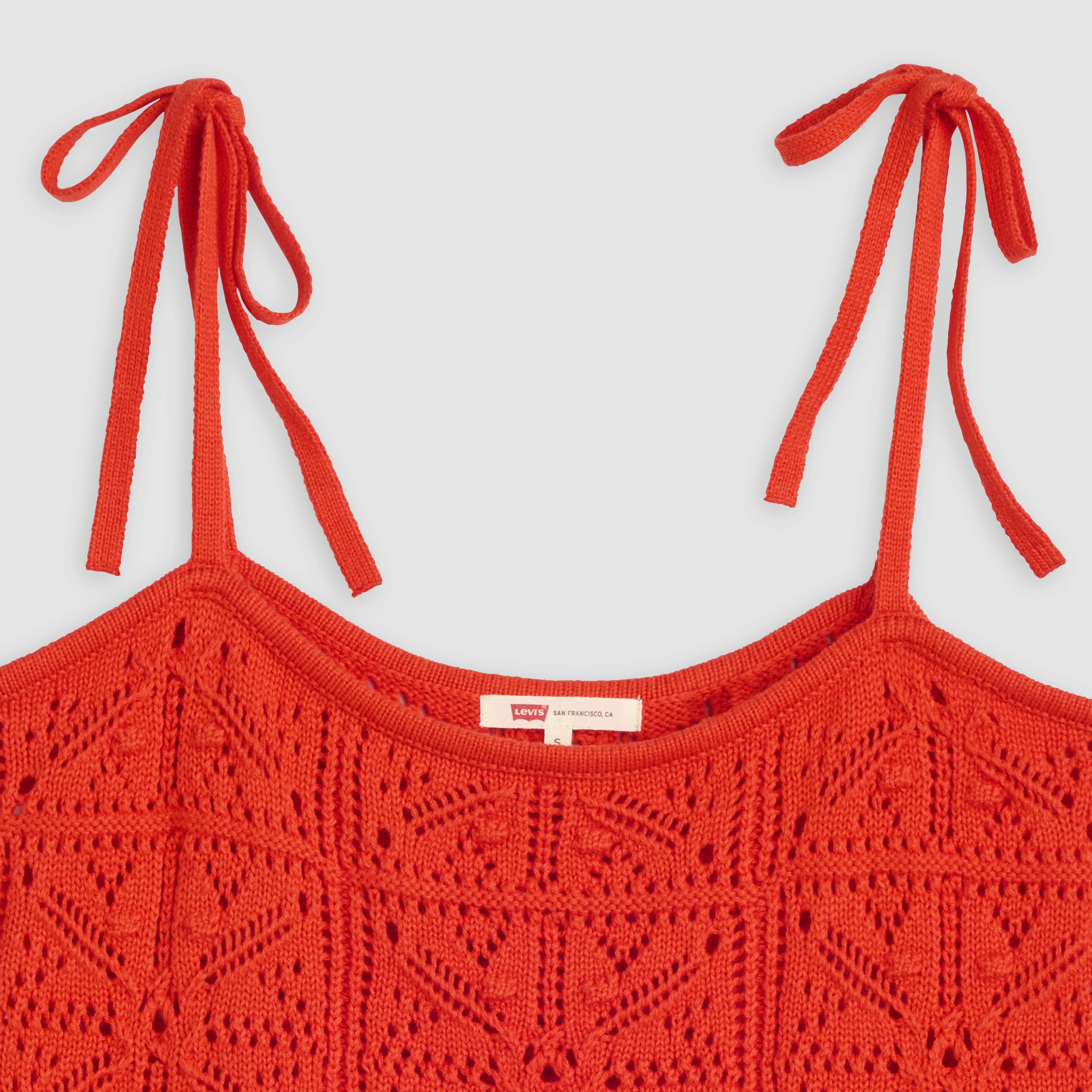 Abbey Tie-Shoulder Sweater Tank Top 8