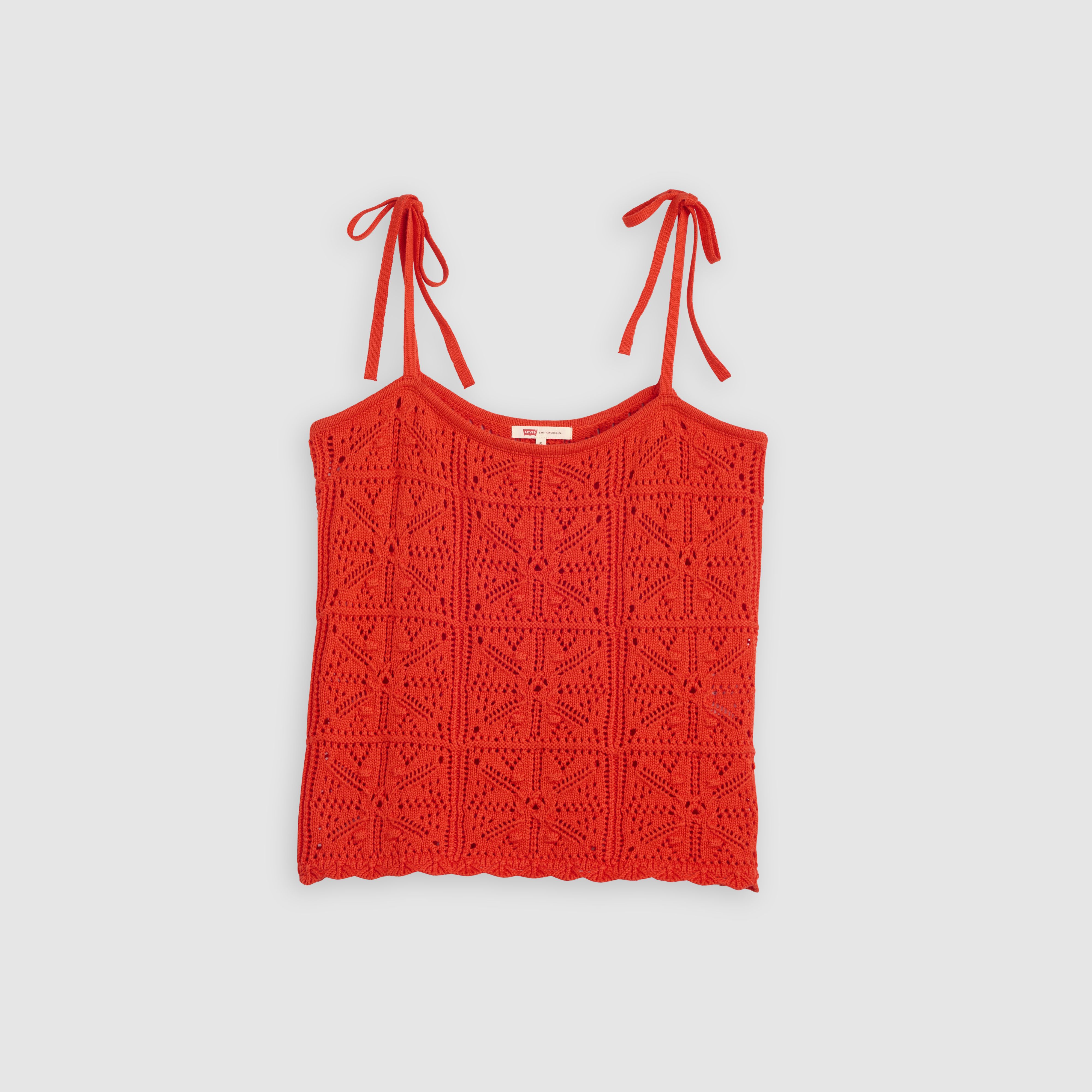 Abbey Tie-Shoulder Sweater Tank Top 7