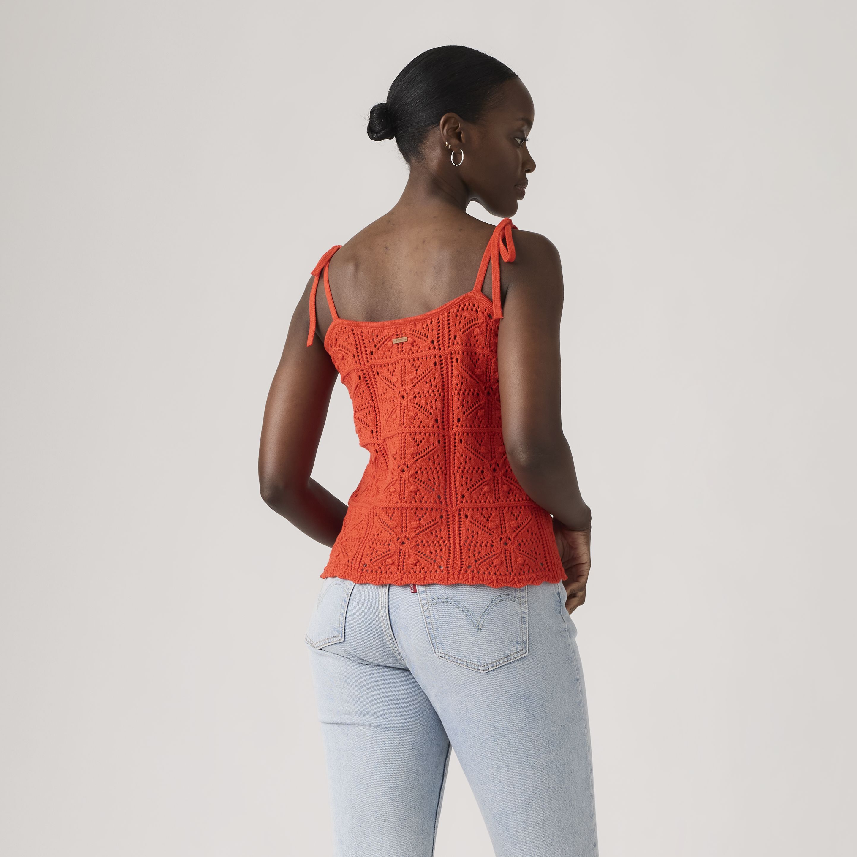 Abbey Tie-Shoulder Sweater Tank Top 4