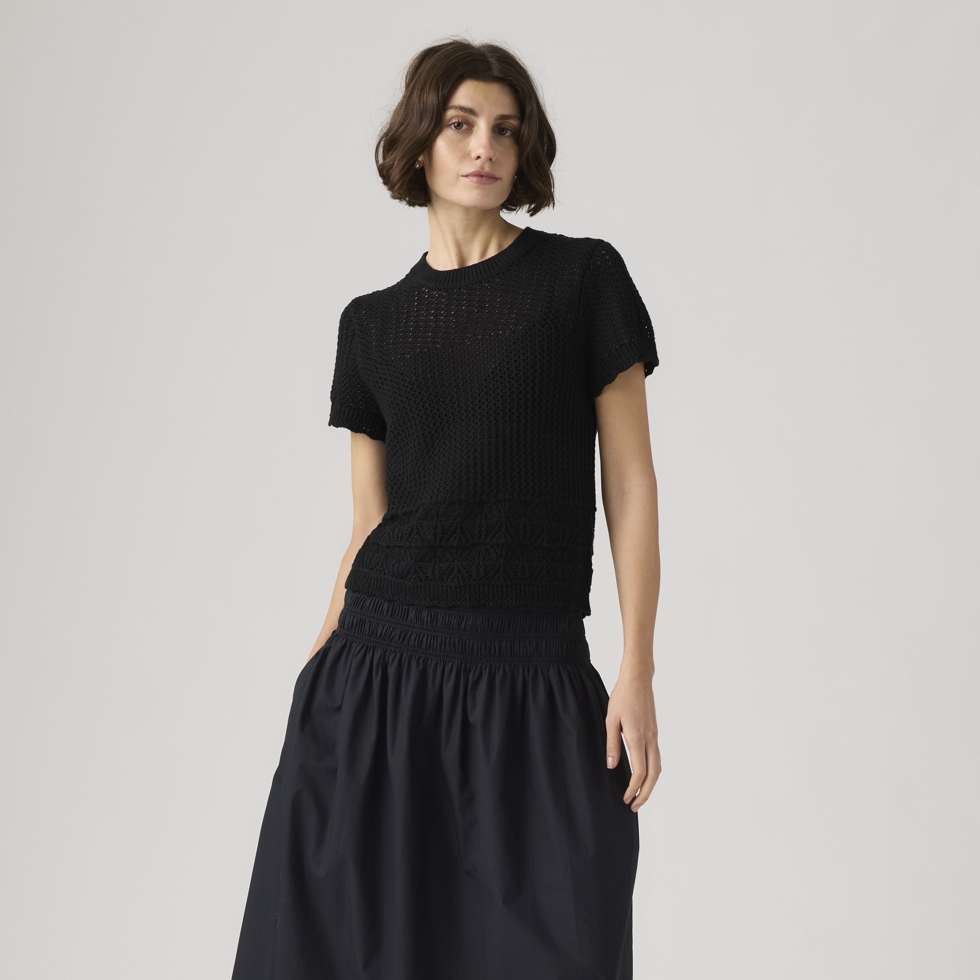 Isabelle Crochet Short Sleeve Sweater 6