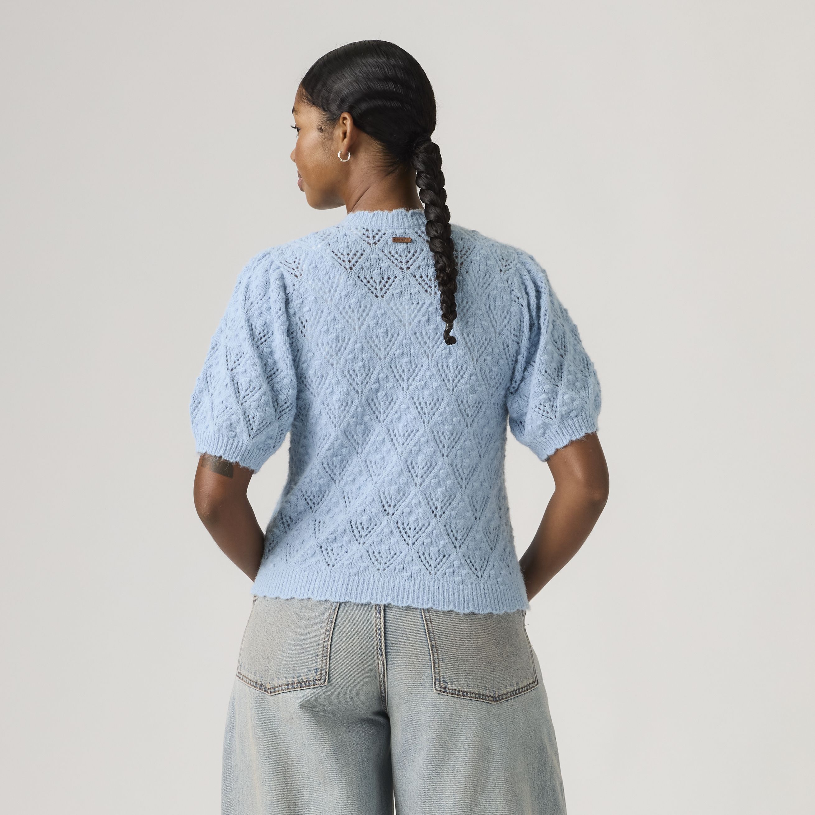 Pauline Pointelle Short Sleeve Cardigan 4