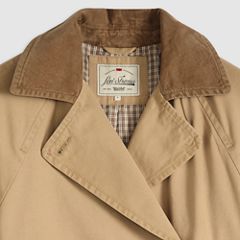 Bree Classic Long Trench Coat — Travertine - Tan 6
