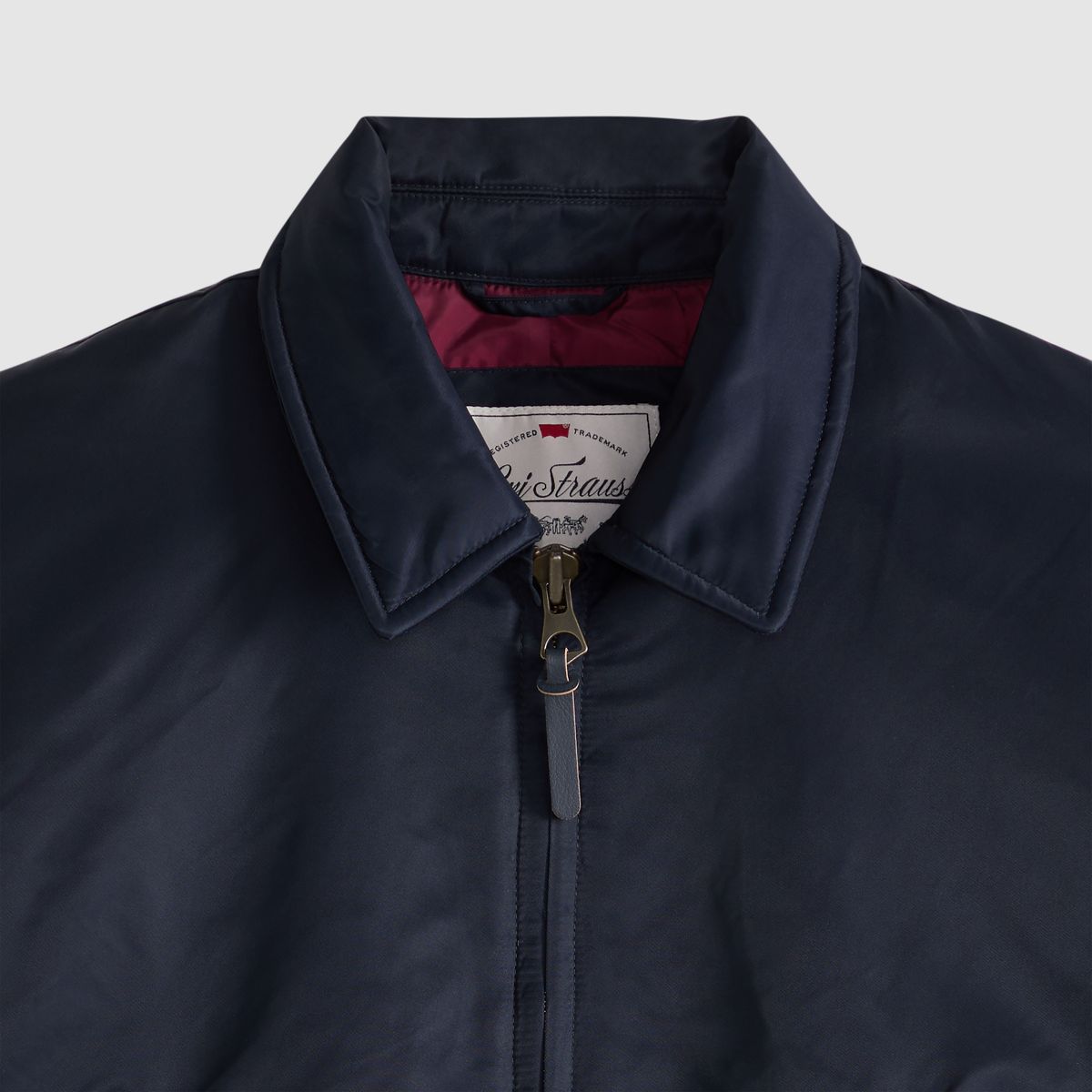 Bowie Cropped Bomber Jacket — Anthracite Night - Black