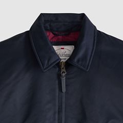 Bowie Cropped Bomber Jacket — Anthracite Night - Black 6