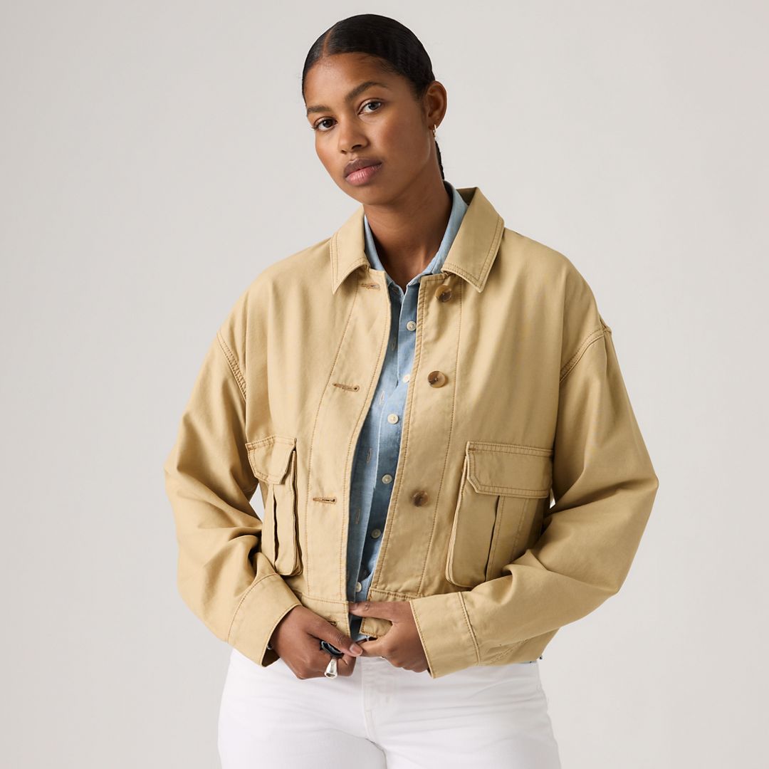 Levi's Marlowe Cropped Utility Heritage Jacket - Women's
