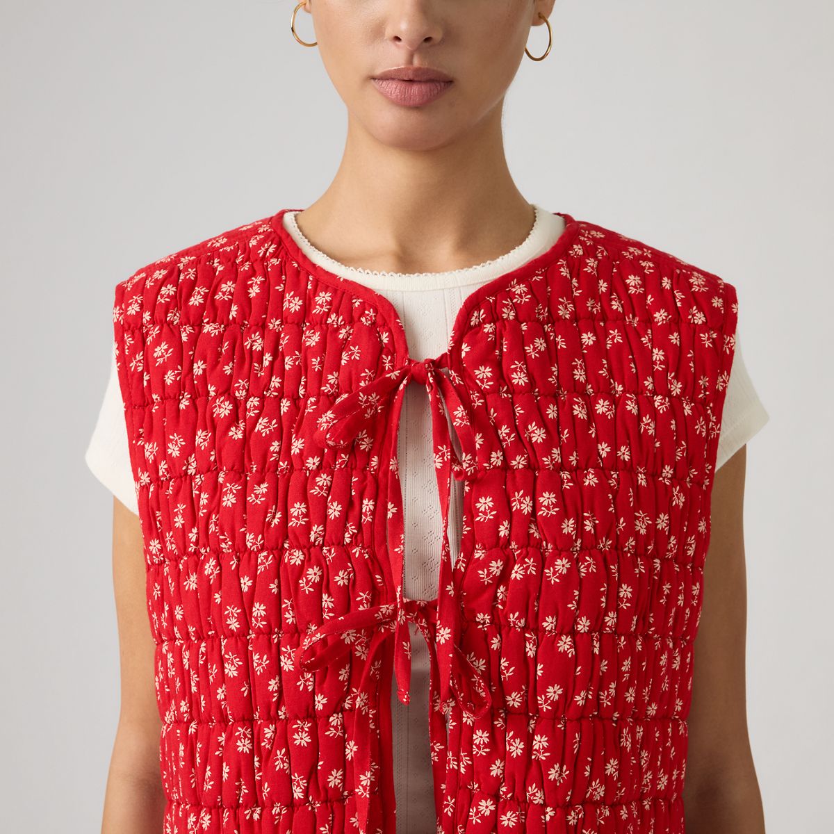 Rue Liner Vest — Angela Daisy Urban R - Red