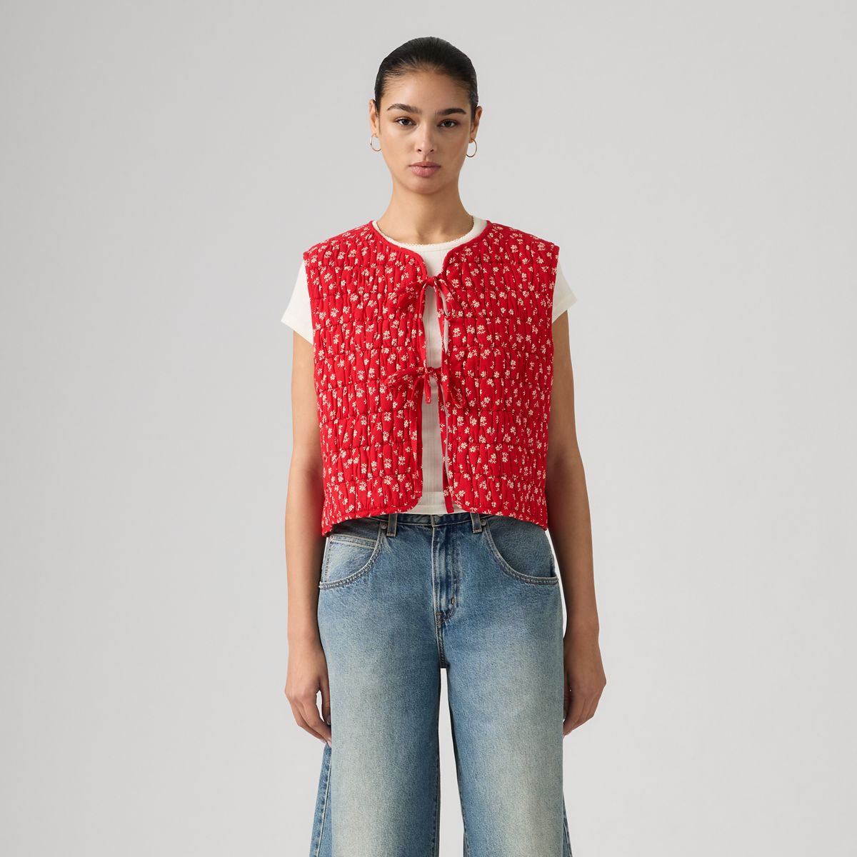 Rue Liner Vest — Angela Daisy Urban R - Red