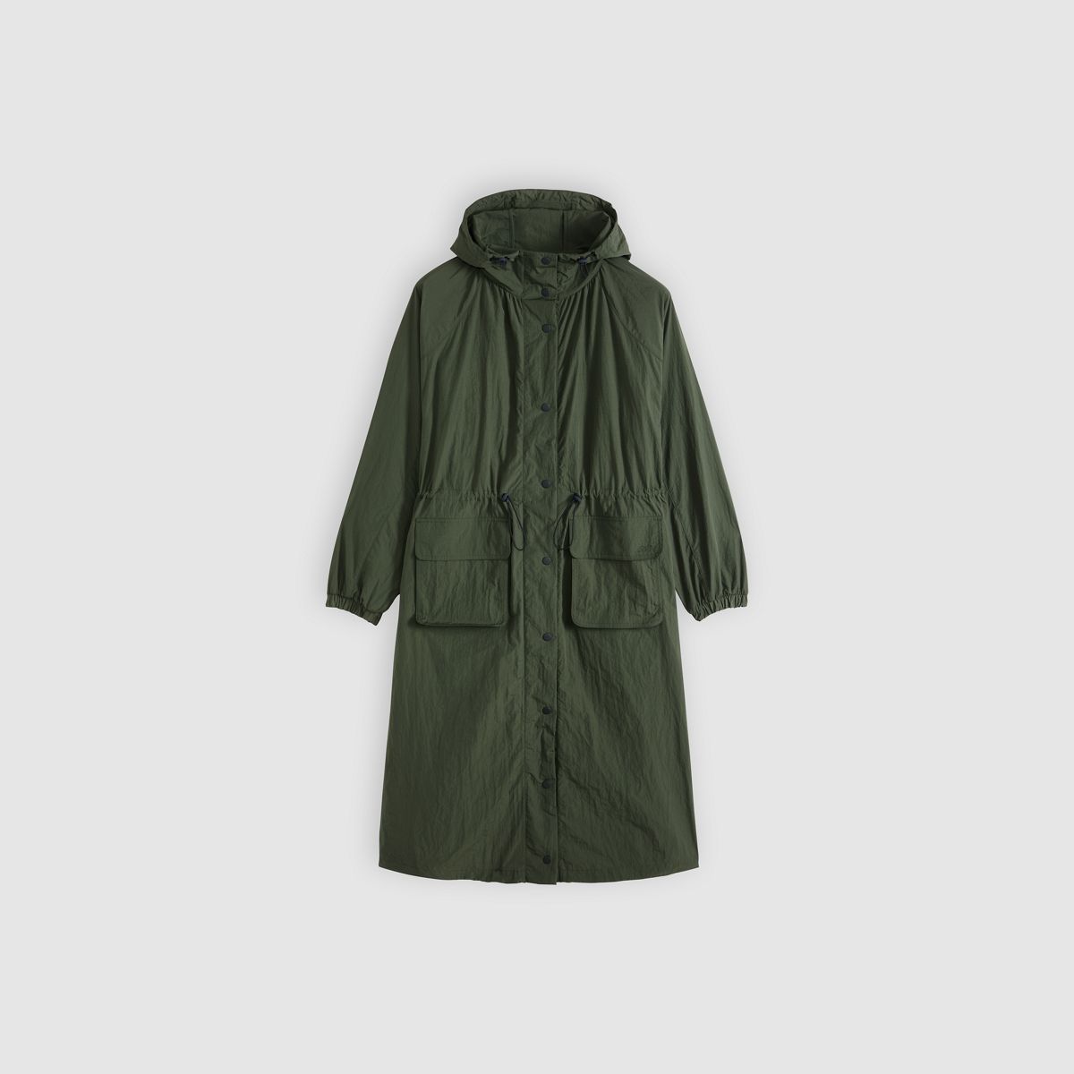 Simone Long Bubble Parka — Deep Depths - Green