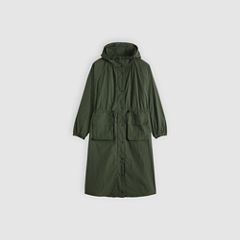 Simone Long Bubble Parka — Deep Depths - Green 5