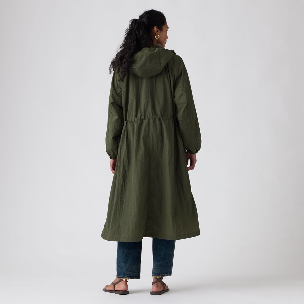 Simone Long Bubble Parka — Deep Depths - Green