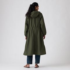 Simone Long Bubble Parka — Deep Depths - Green 4