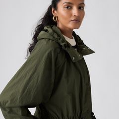 Simone Long Bubble Parka — Deep Depths - Green 2