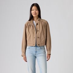 Parker Pretty Short Coat — Pine Bark Gd Jump Ju - Brown 3