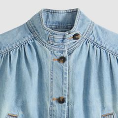 Parker Pretty Short Coat — Hello People - Medium Wash 6
