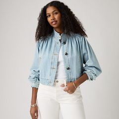 Parker Pretty Short Coat — Hello People - Medium Wash 1