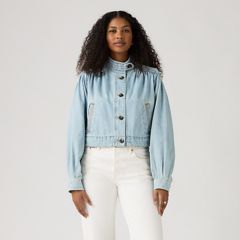 Parker Pretty Short Coat — Hello People - Medium Wash 3