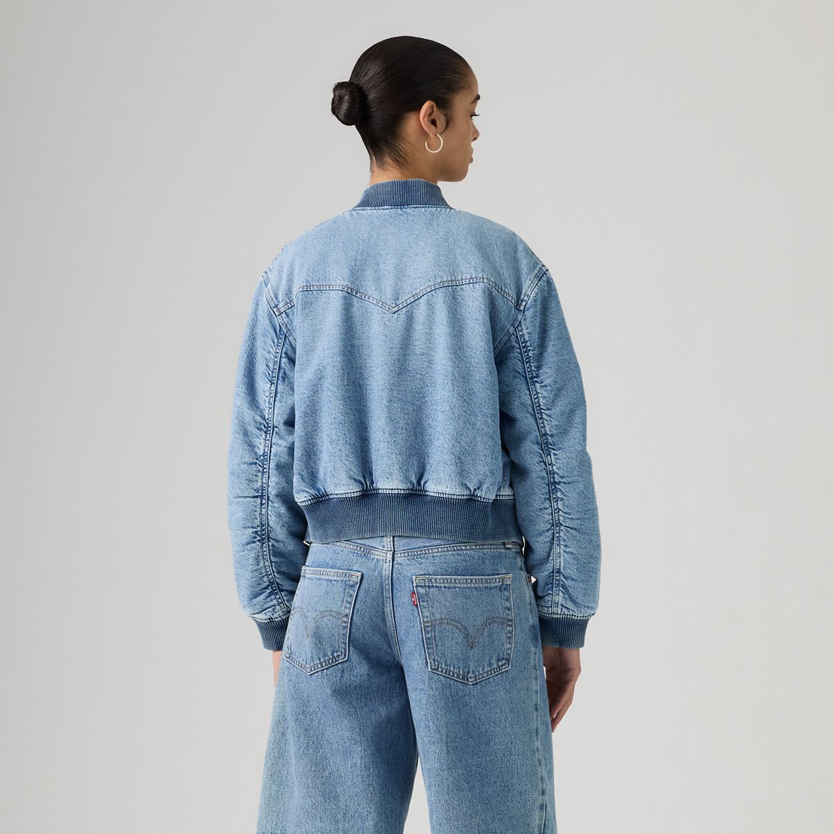 Scout Western Bomber Jacket — Good Country Days - Light Wash