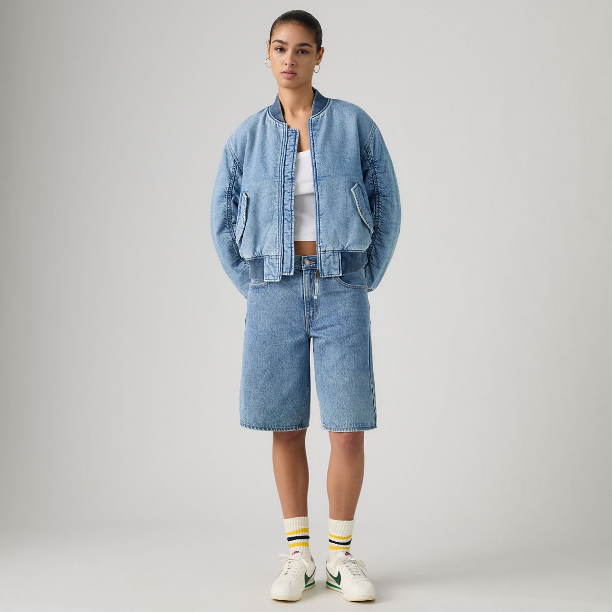 Scout Western Bomber Jacket — Good Country Days - Light Wash