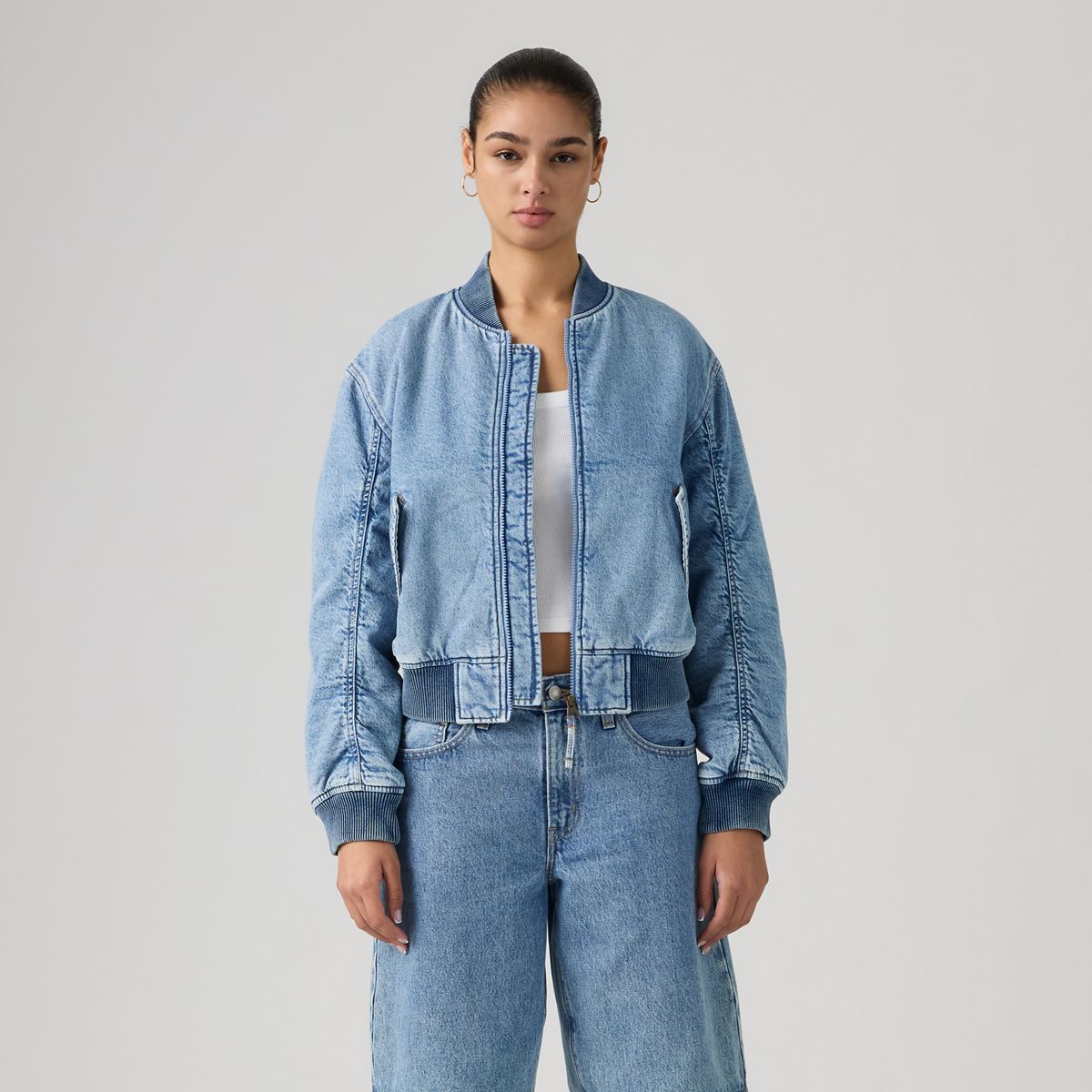 Scout Western Bomber Jacket — Good Country Days - Light Wash