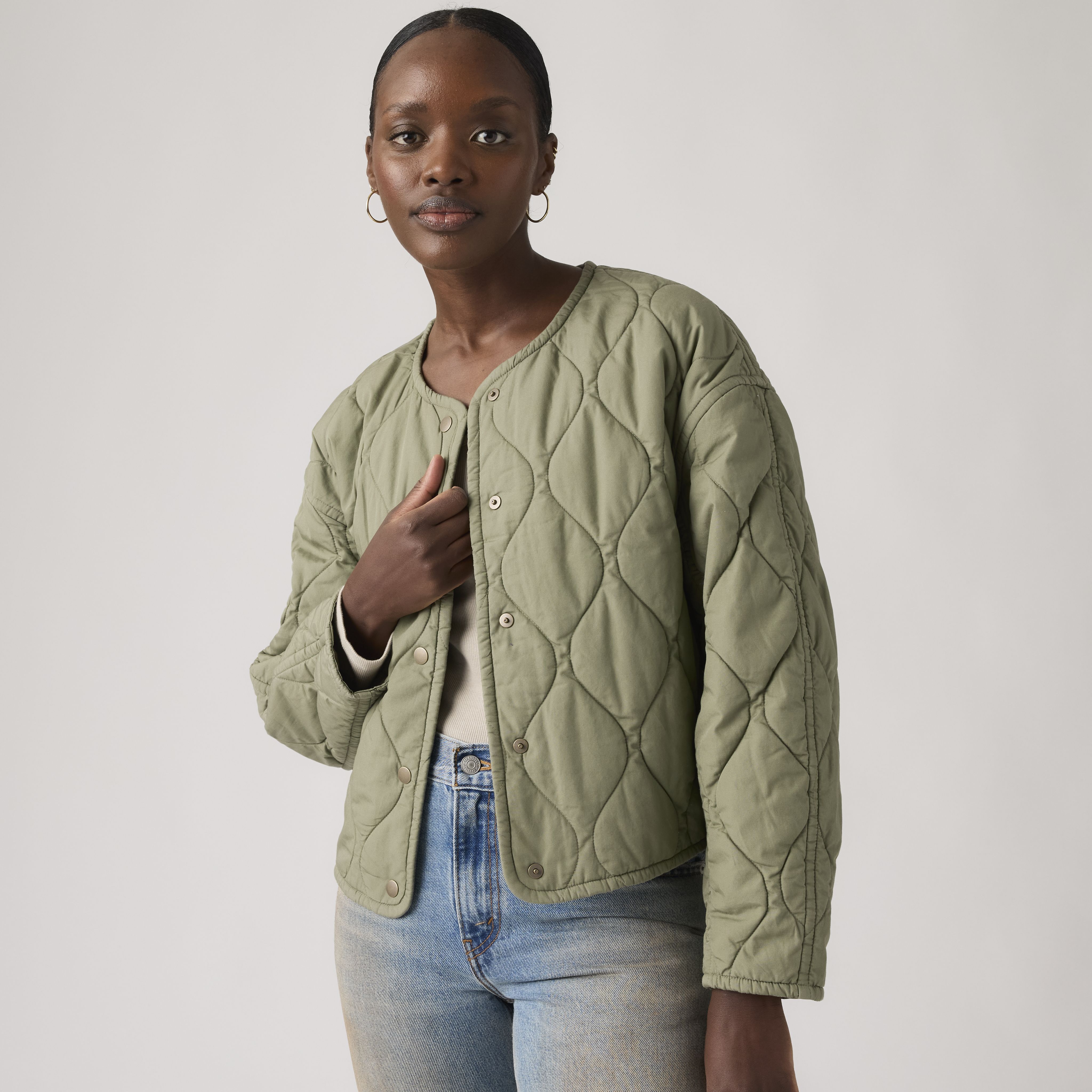 Chaqueta forrada Josie Quilted 1