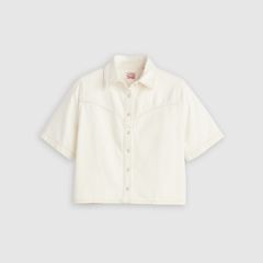 Logan Short-Sleeve Denim Shirt — Truth Slip - White 5