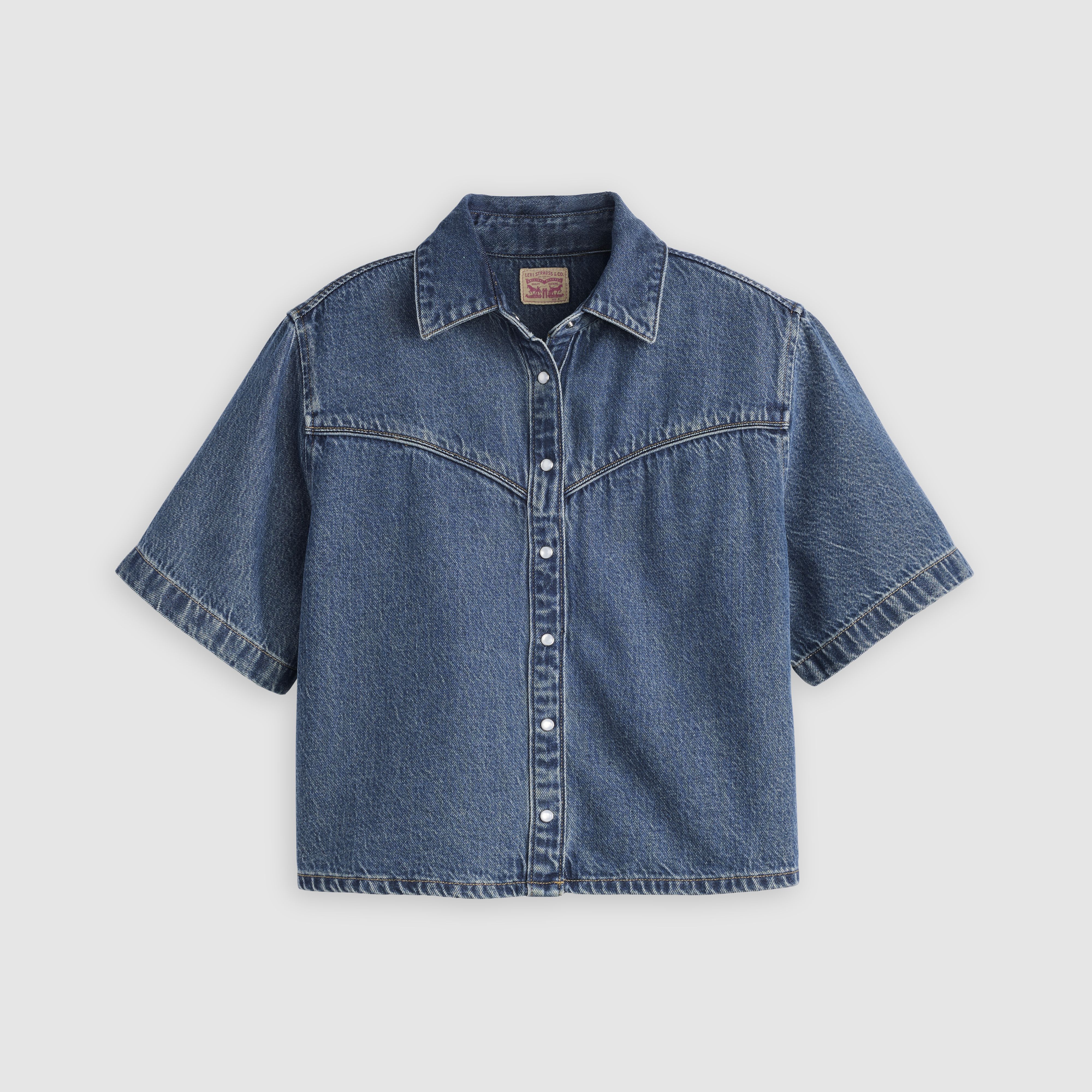 Logan Short Sleeve Denim Shirt 5