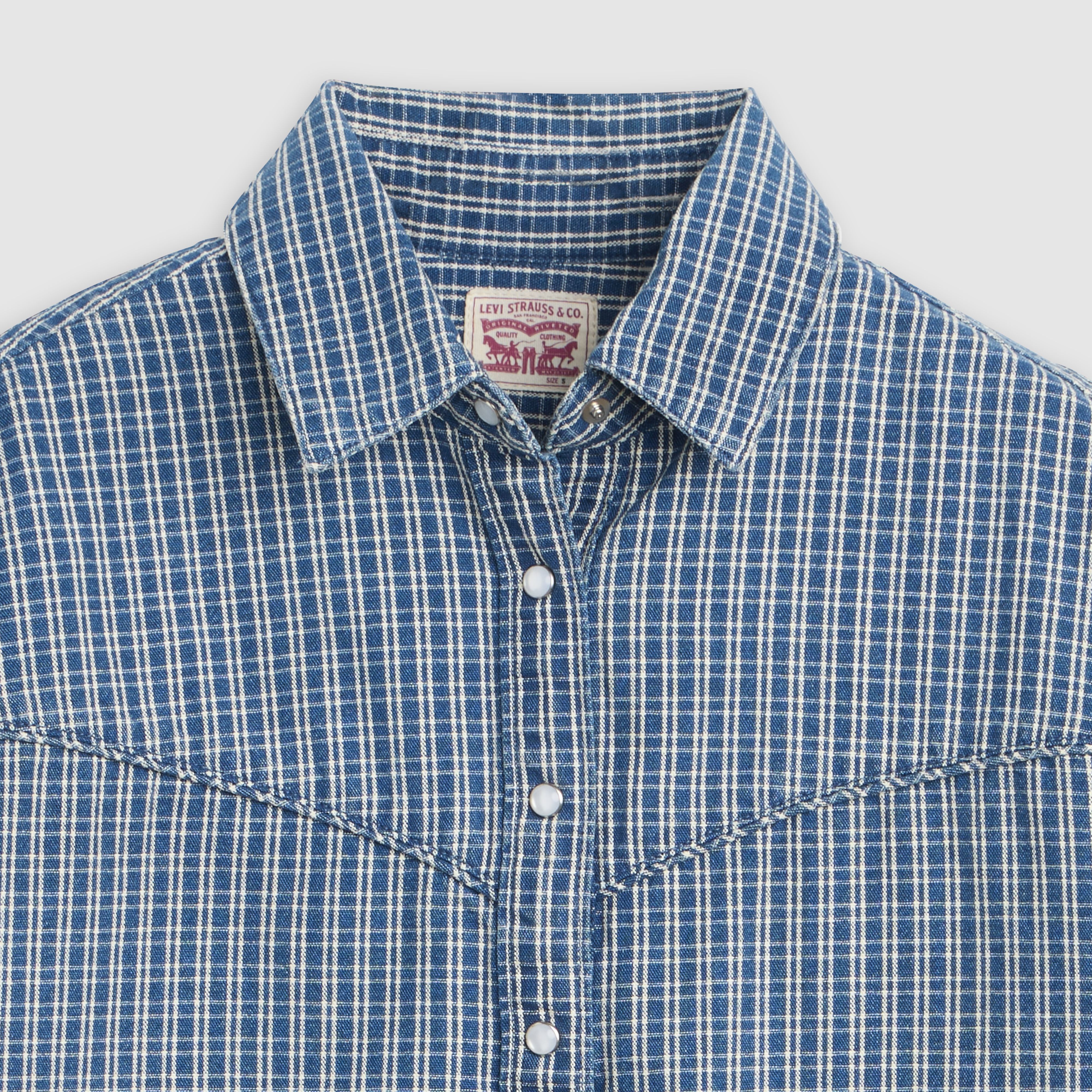 Logan Short-Sleeve Denim Shirt 6