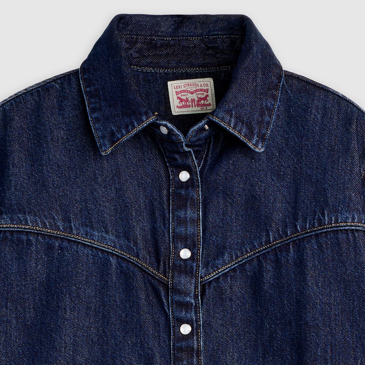 Logan Shirt — Tencel Dark Nights - Dark Wash