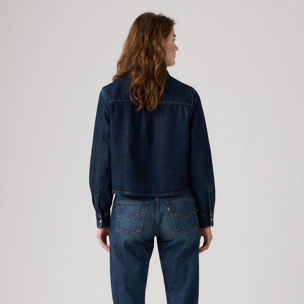 Logan Shirt — Tencel Dark Nights - Dark Wash