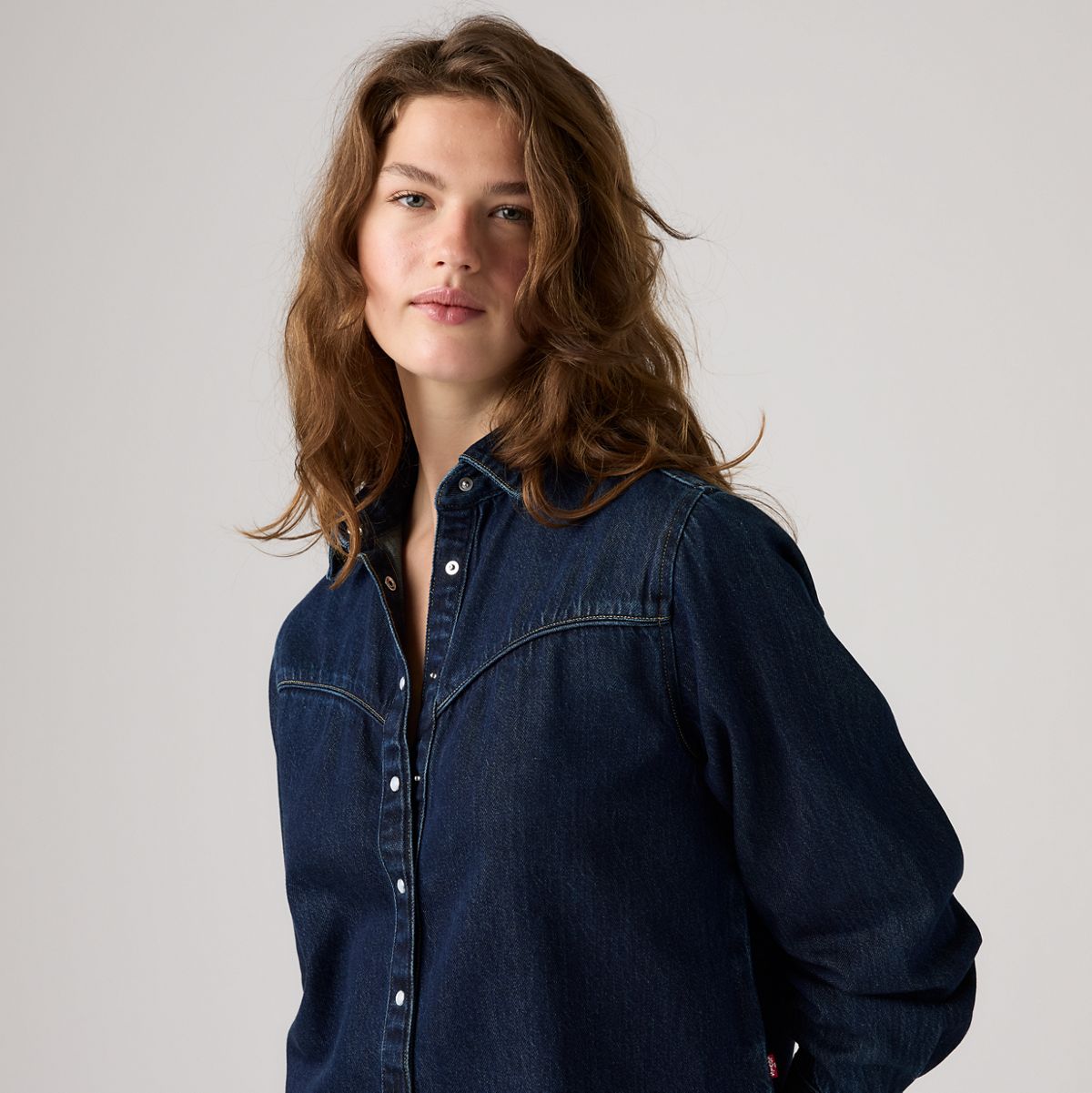 Logan Shirt — Tencel Dark Nights - Dark Wash